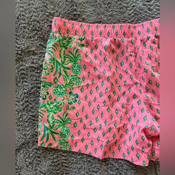 LILLY PULITZER  Women's Katia Mid Rise Shorts Size Large - Picture 6 of 15